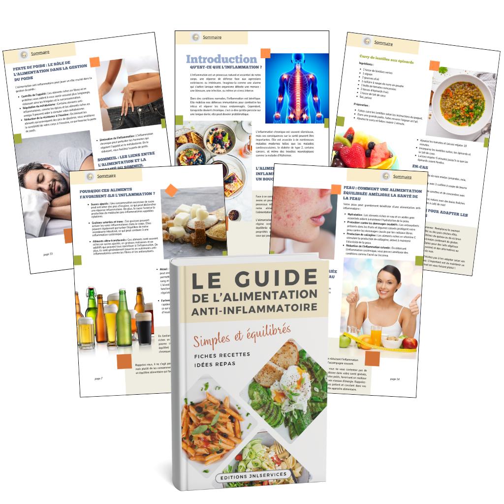 Couverture du Guide de l'alimentation anti inflammatoire